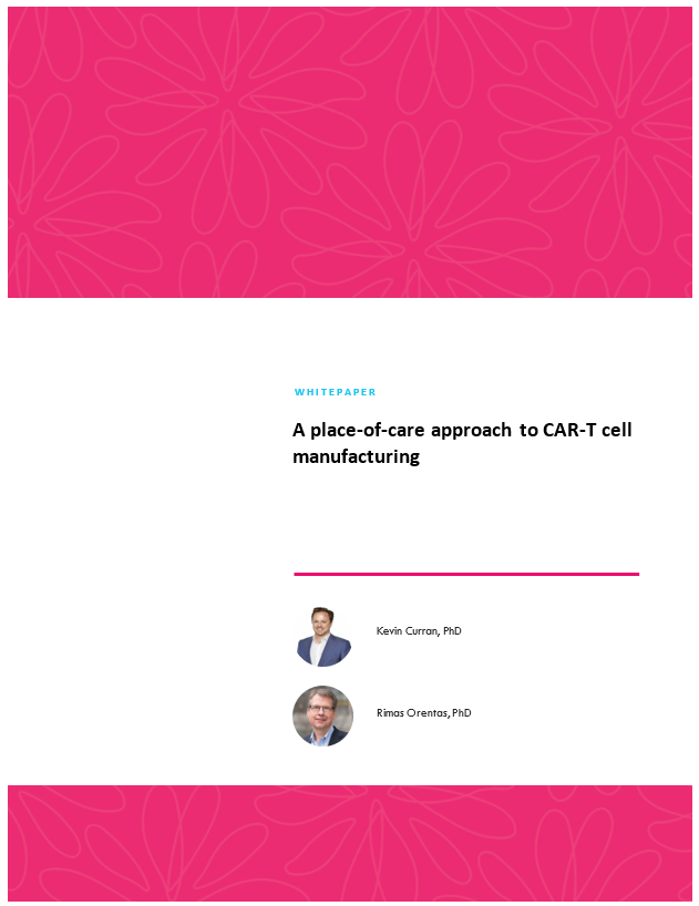 A place-of-care approach to CAR-T cell manufacturing